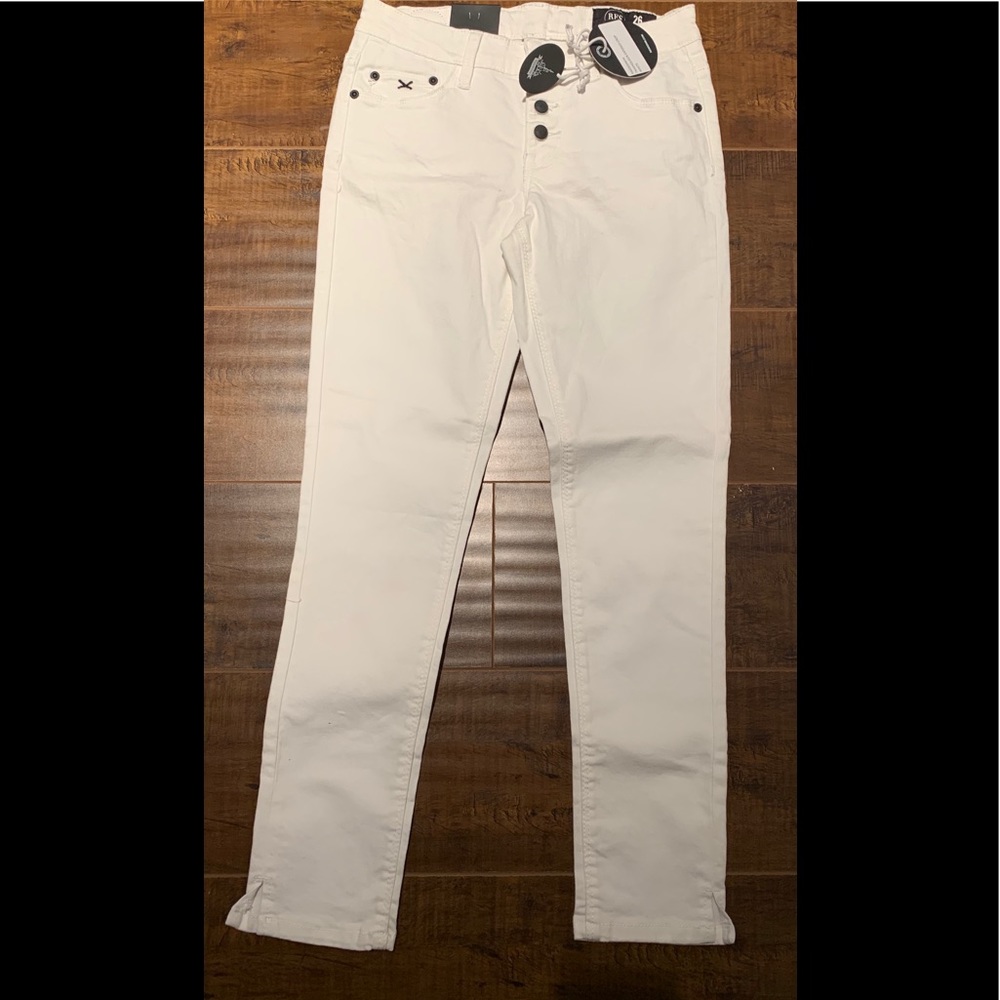 Brand new res denim white skinny jeans